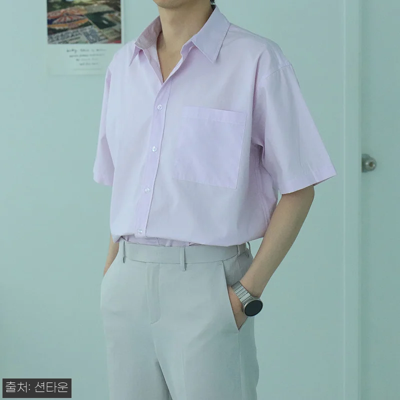 남자반팔셔츠 여름 오버핏 린넨남방 남자셔츠, 여름 데일리룩으로 눈여겨볼 이슈템 9 남자반팔셔츠 여름 오버핏 린넨남방 남 관련 이미지 3