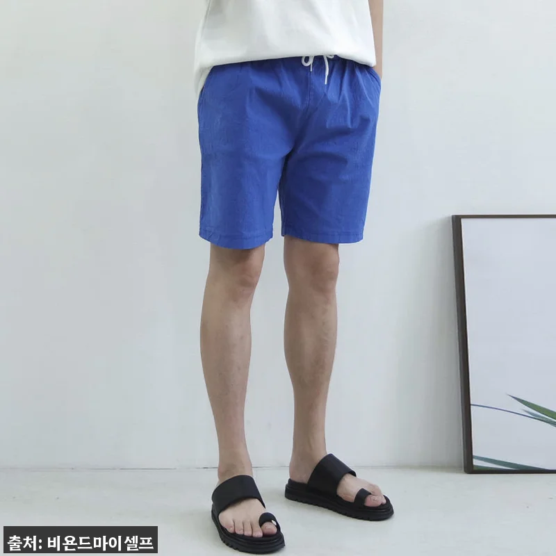 4XL까지 빅사이즈 남자 워셔블 스판 린넨 밴딩 반바지, 여름 코디용으로 가격부터 눈에 들어온 이슈템 15 4XL까지 빅사이즈 남자 워셔블 스판 관련 이미지 3