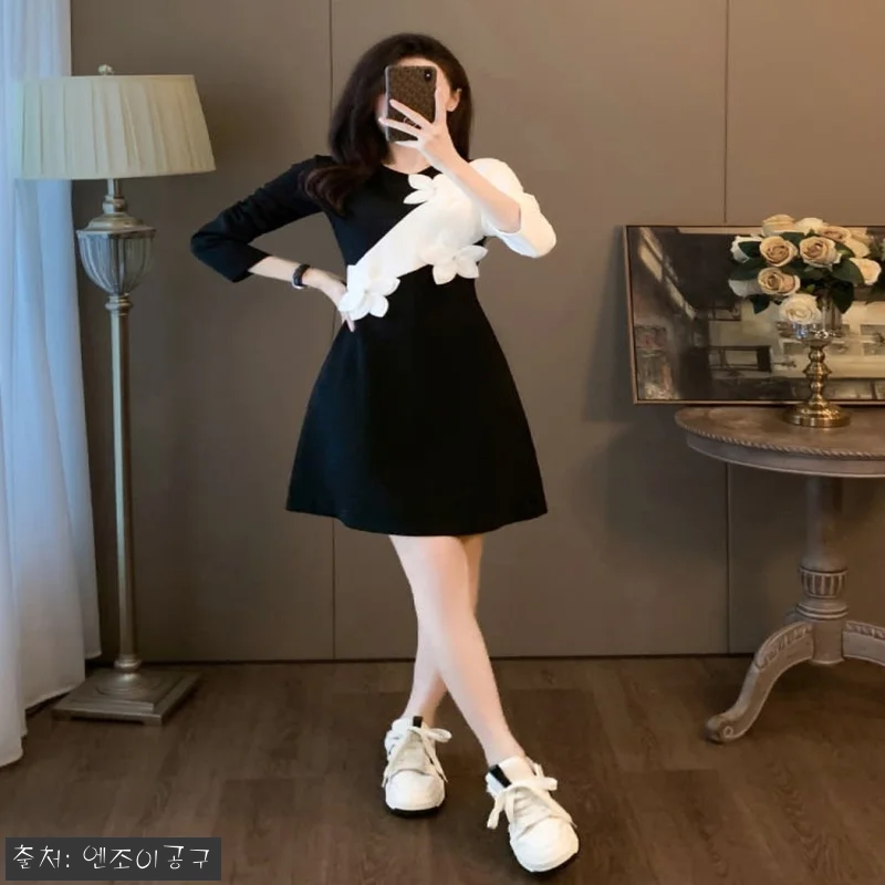 무인도의 디바 윤란주 원피스, 블랙 긴팔 디자인부터 사이즈표까지 꼼꼼 체크 12 무인도의 디바 윤란주 원피스, 블랙 관련 이미지 4