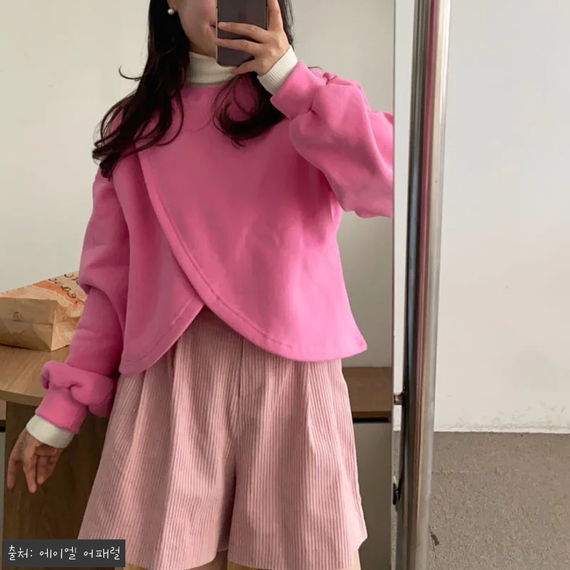 여성 무지 양기모 맨투맨 벌룬 기모 크롭맨투맨, 겨울 데일리룩으로 눈여겨본 할인 정보 후기 10 여성 무지 양기모 맨투맨 벌룬 기모 관련 이미지 4