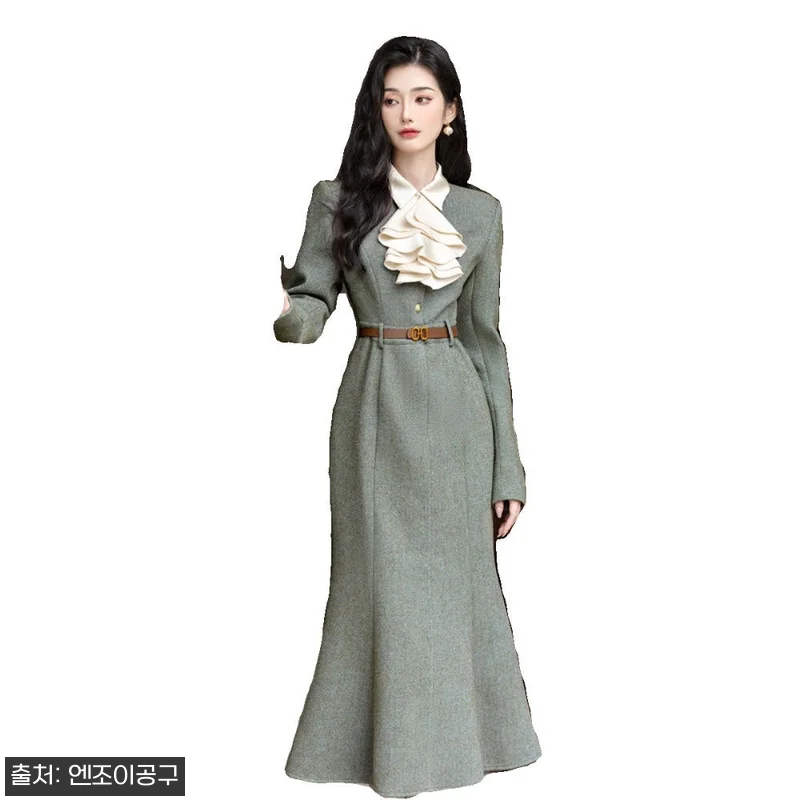 우아한 겨울 원피스, 8만원대 30% 할인 중인 하객룩 후보 체크 11 우아한 겨울 원피스, 8만원대 30% 관련 이미지 4