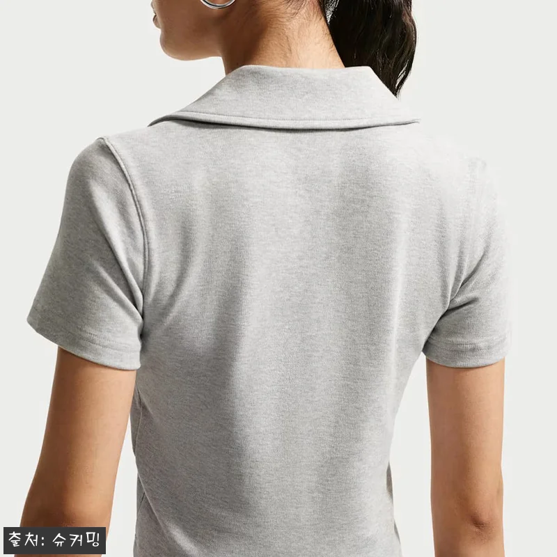 나이키 반팔티 여성 NSW 크롭 카라티 에센셜 폴로 티셔츠, 30% 할인 중이라 체크해본 구매 포인트 15 나이키 반팔티 여성 NSW 크롭 카라 관련 이미지 4