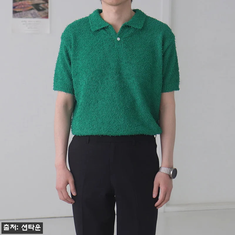 남자반팔티 헨리넥 카라 구김없는 머슬핏반팔, 여름 데일리룩에 포인트 되는 42,000원 이슈템 10 남자반팔티 헨리넥 카라 구김없는 머슬 관련 이미지 4