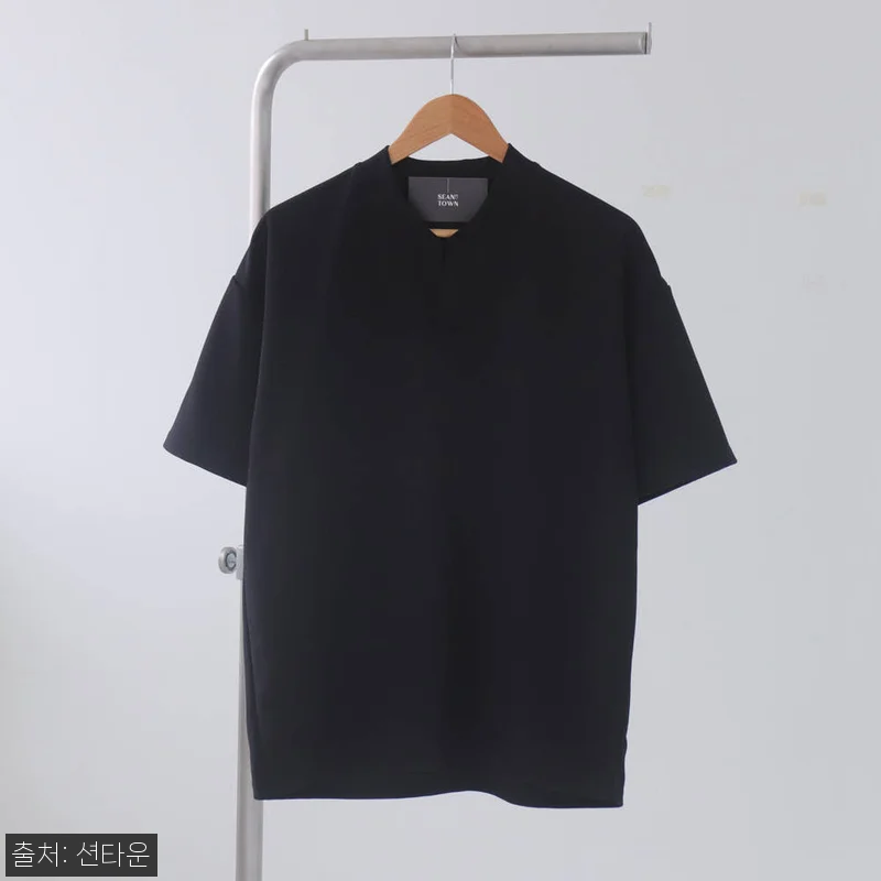 1+1 남자반팔티 차이나카라 오버핏 헨리넥반팔, 여름 데일리룩으로 눈여겨볼 이슈템 11 1+1 남자반팔티 차이나카라 오버핏 관련 이미지 4