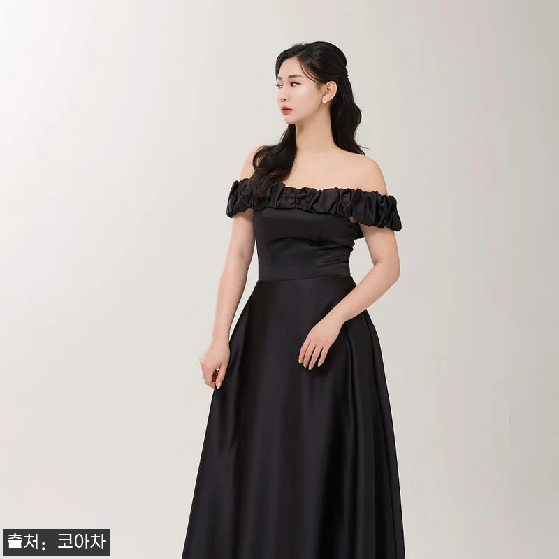 인챈팅 블랙 유색 예식 2부드레스 대 관련 이미지 5