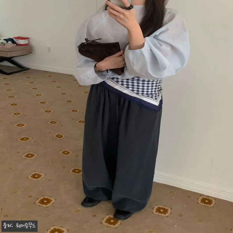 당일발송 어토프 론 스트링 팬츠 와이 관련 이미지 5