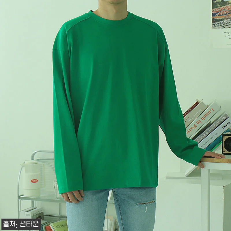 남자긴팔티 레이어드 이너 티셔츠 쭉티, 10컬러 데일리 오버핏으로 눈여겨본 이유 16 남자긴팔티 레이어드 이너 티셔츠 쭉티 관련 이미지 5
