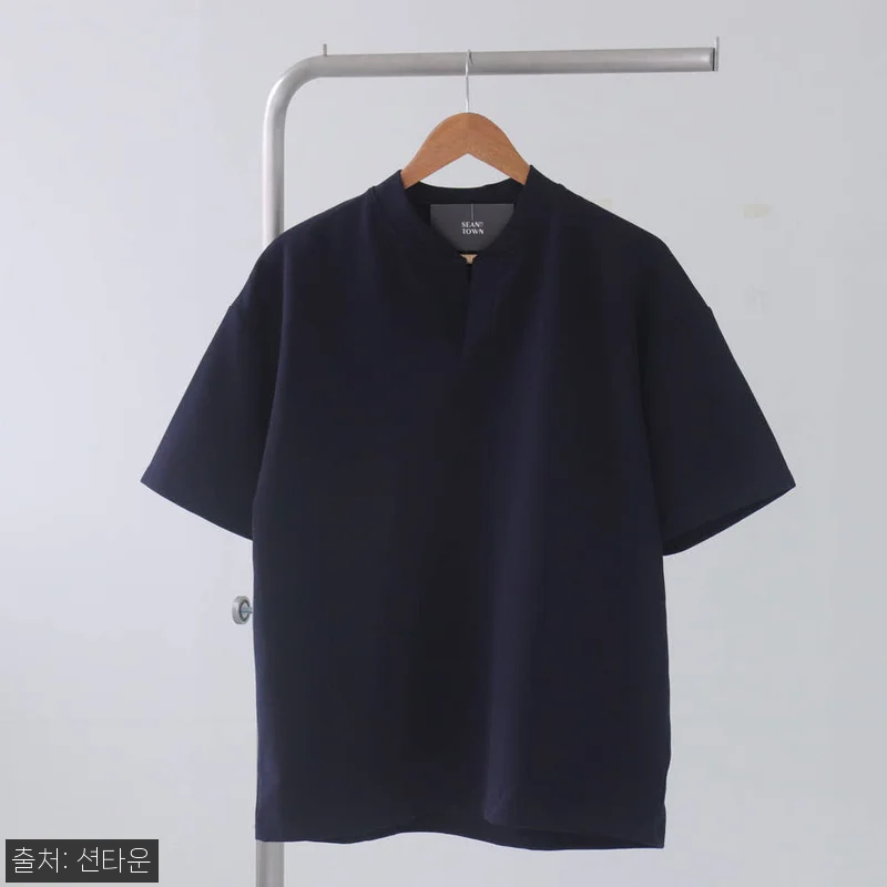 1+1 남자반팔티 차이나카라 오버핏 헨리넥반팔, 여름 데일리룩으로 눈여겨볼 이슈템 12 1+1 남자반팔티 차이나카라 오버핏 관련 이미지 5