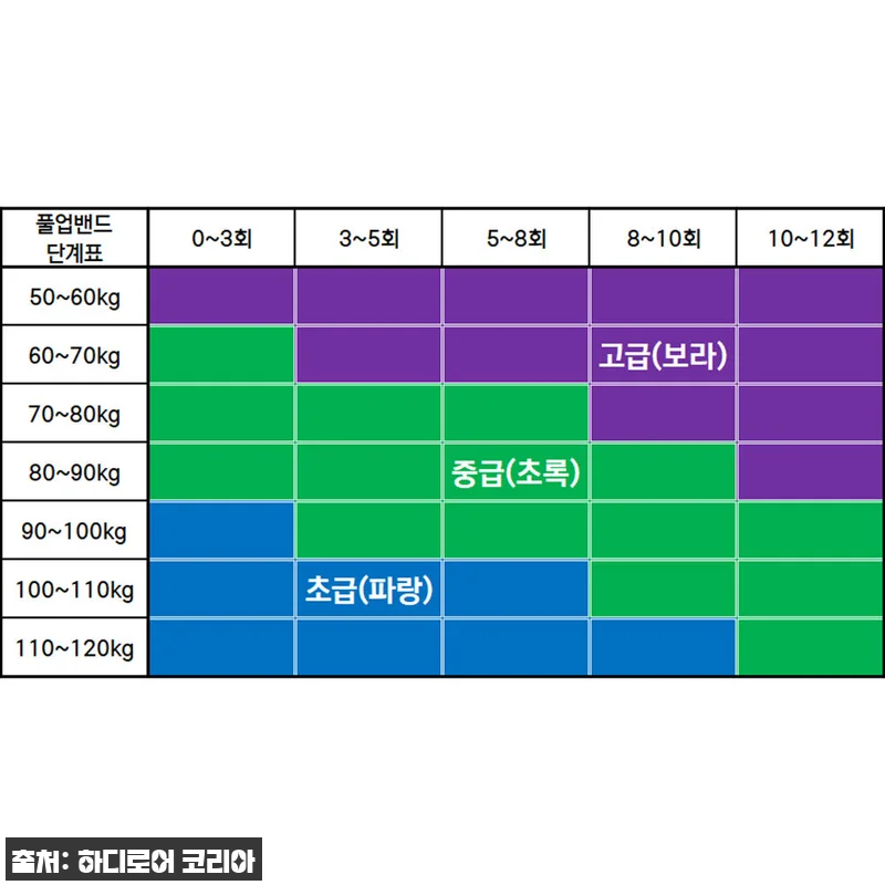 하디로어 턱걸이 밴드 파랑 초급자용, 풀업 시작 전 꼭 체크할 할인·구성 후기 18 하디로어 턱걸이 밴드 파랑 초급자용, 관련 이미지 6