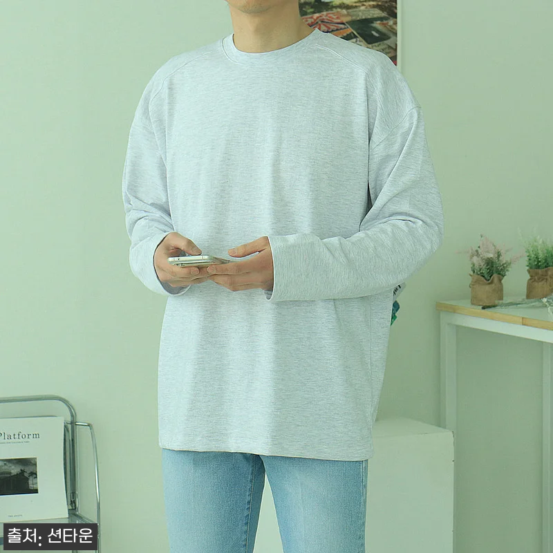 남자긴팔티 레이어드 이너 티셔츠 쭉티, 10컬러 데일리 오버핏으로 눈여겨본 이유 17 남자긴팔티 레이어드 이너 티셔츠 쭉티 관련 이미지 6