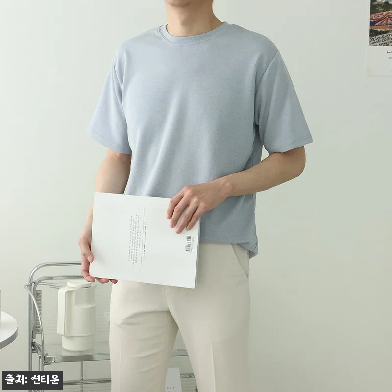 남자반팔티 빅사이즈 이너 머슬핏 반팔 관련 이미지 6