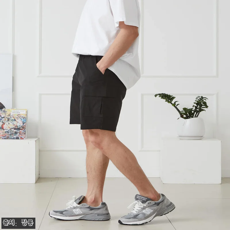 남자 반바지 카고 스판 밴딩 빅사이즈 관련 이미지 7