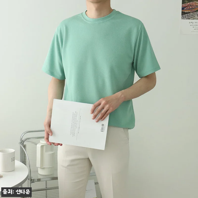 남자반팔티 빅사이즈 이너 머슬핏 반팔 관련 이미지 7