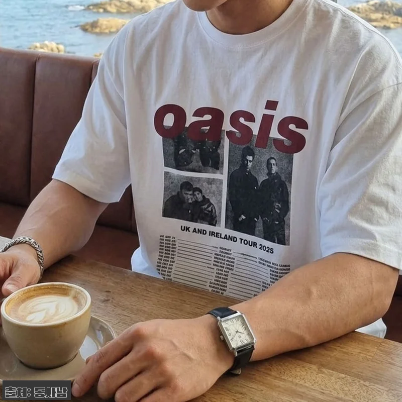 고밀도 오버핏 oasis 반팔티셔츠 D092, 여름 그래픽 티셔츠로 눈여겨볼 이유 18 고밀도 오버핏 oasis 반팔티셔츠 관련 이미지 7