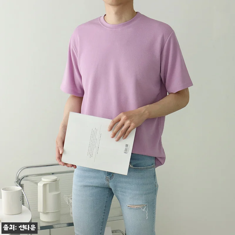 남자반팔티 빅사이즈 이너 머슬핏 반팔 관련 이미지 8