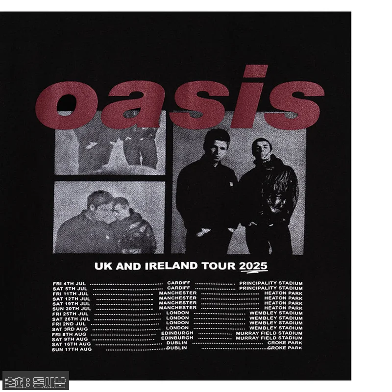 고밀도 오버핏 oasis 반팔티셔츠 D092, 여름 그래픽 티셔츠로 눈여겨볼 이유 19 고밀도 오버핏 oasis 반팔티셔츠 관련 이미지 8