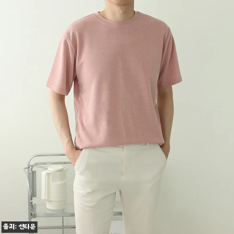 남자반팔티 빅사이즈 이너 머슬핏 반팔 관련 이미지 9