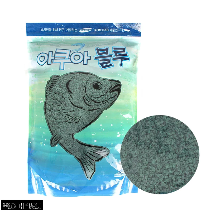 경원 아쿠아 블루 민물 낚시 떡밥 미끼, 가벼운 비중 설계가 눈에 띄는 5,000원 이슈템