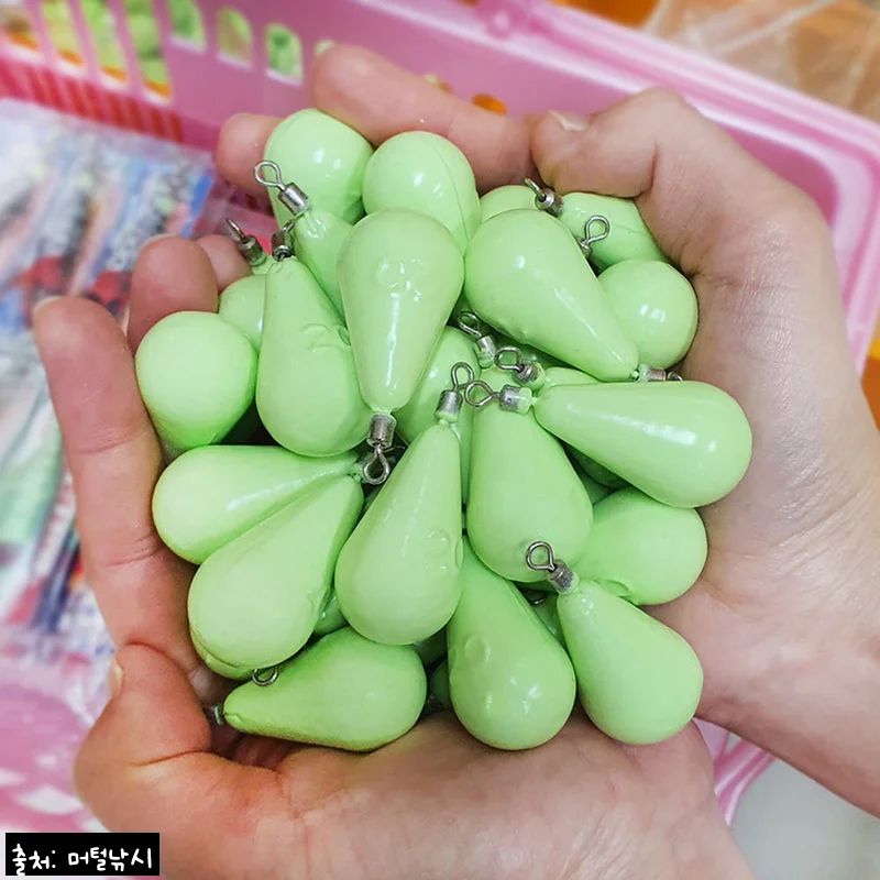 옥광 야광 봉돌 3호 찐후기 대신 꼼꼼 체크! 300원 낱개구매로 준비하는 축광봉돌