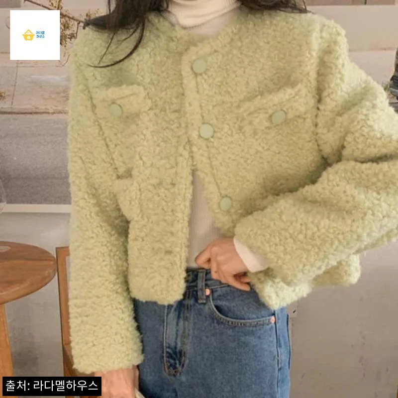 따뜻한 의상 옷 루즈핏 모조 양털 패션, 30% 할인 중이라 체크해본 겨울 아우터