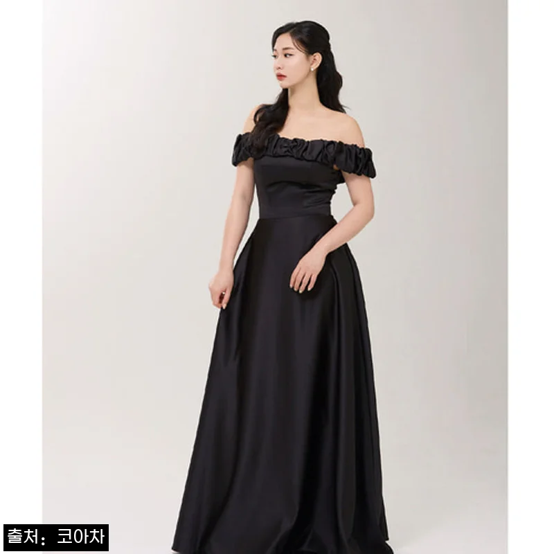 인챈팅 블랙 유색 예식 2부드레스 대여, 블랙 드레스 찾는다면 체크할 포인트
