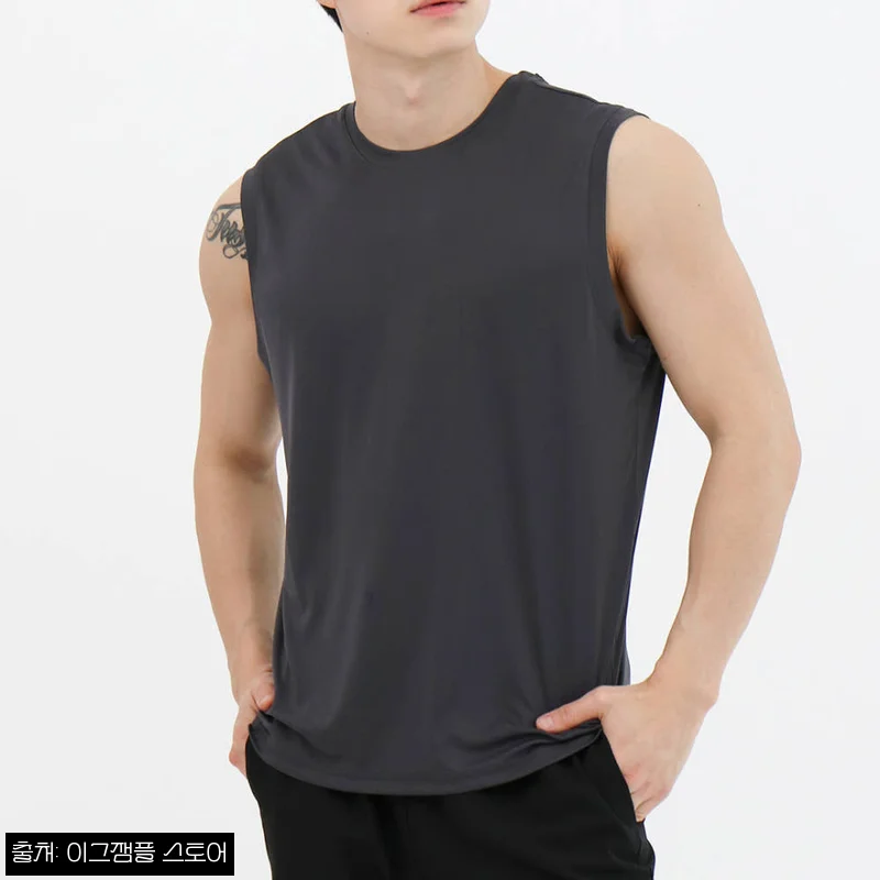 이그잼플 맨즈나시 남자민소매 나시티 MST01, 7,900원 무료배송으로 체크한 여름 이너템