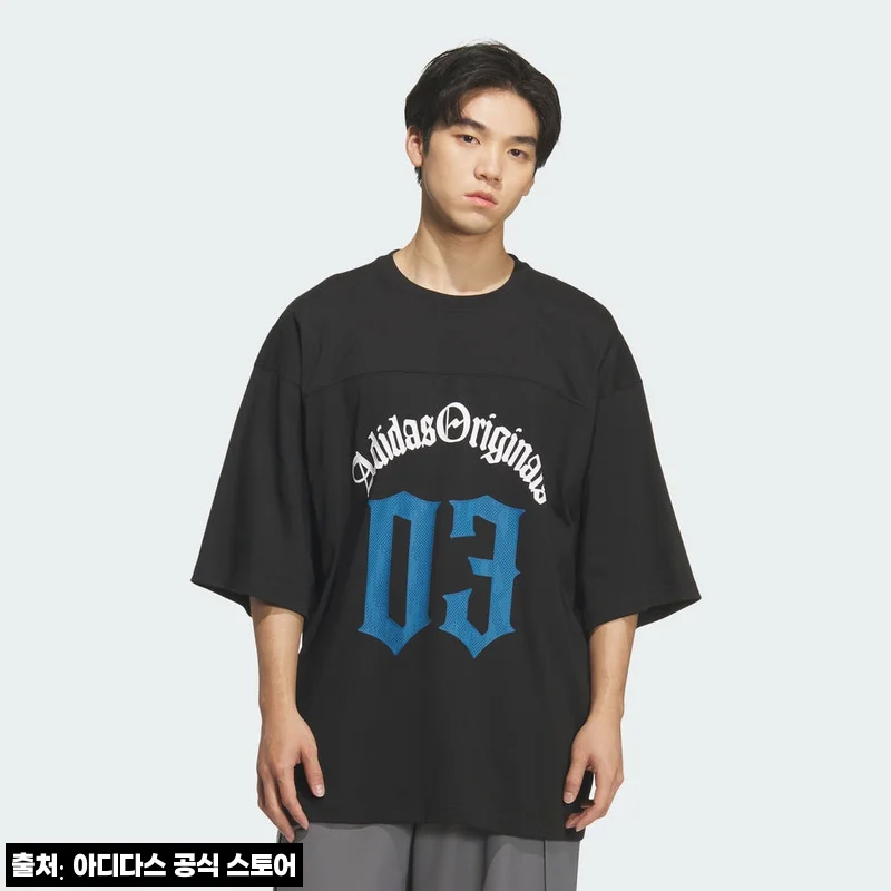아디다스 OG M 티 SS KT3039 찐후기, 30% 할인 중인 블랙 오버사이즈 반팔티
